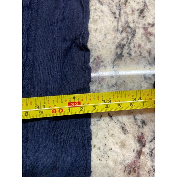 Max Edition Bodycon Mini Dress Womens Navy Small Sleevless Ruffle - Picture 7 of 7